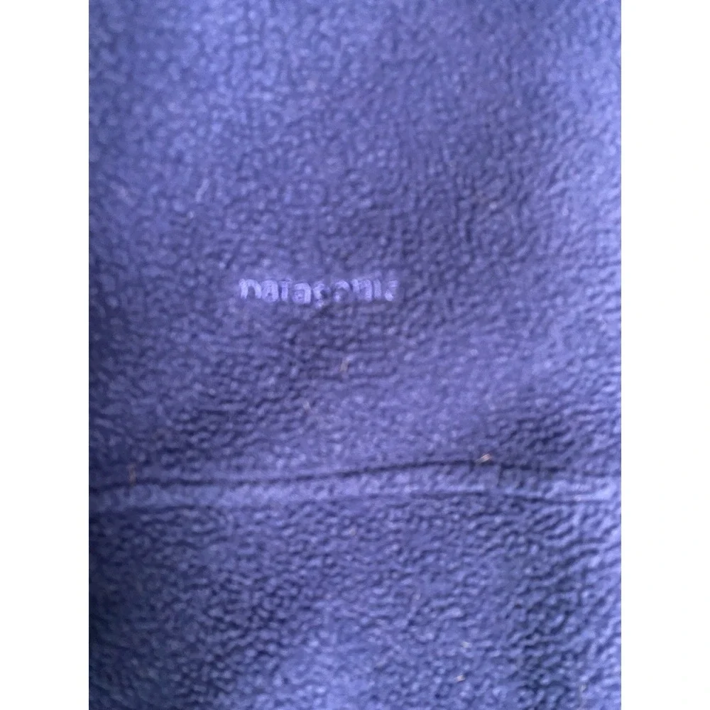 Patagonia Synchilla Fleece Vest Pockets‎ Full Zip Outdoor Men's Size L Blue